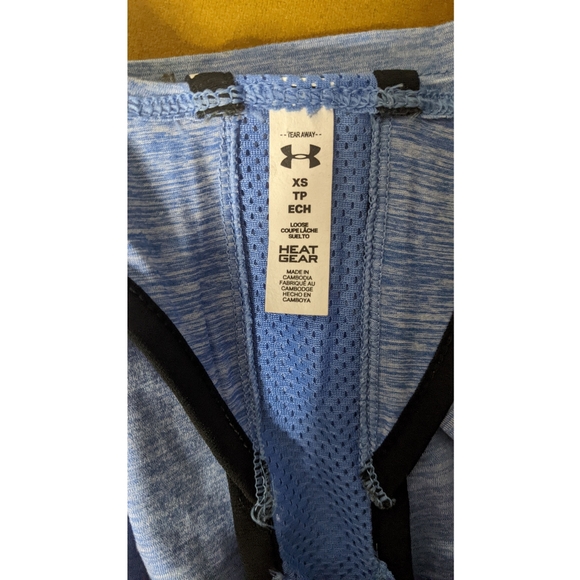 Under Armour Knockout Mesh Back Tank BNWOT xs - Picture 3 of 3